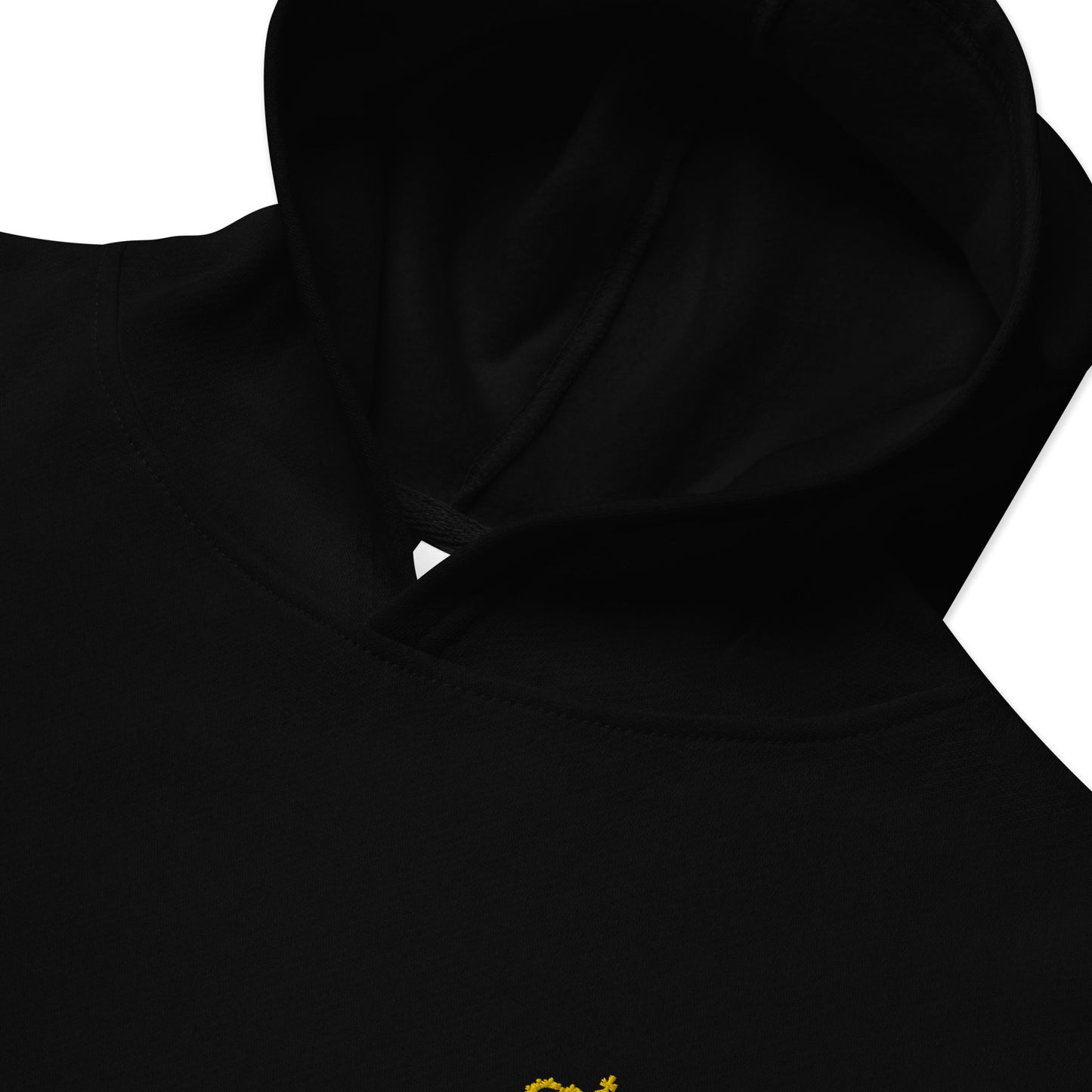 THSR Youth Pullover Hoodies with Left-Chest Logo – Black or White Pullover Hoodies Featuring Gold "THSR" under a crown Design for Kids