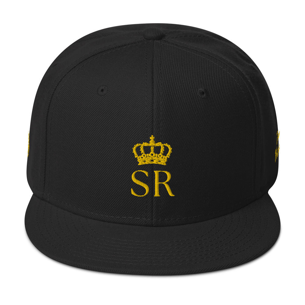 THSR Classic Fit Snapback - White or Black Snapback with Embroidered Gold "SR" Design & "Est. 2008"