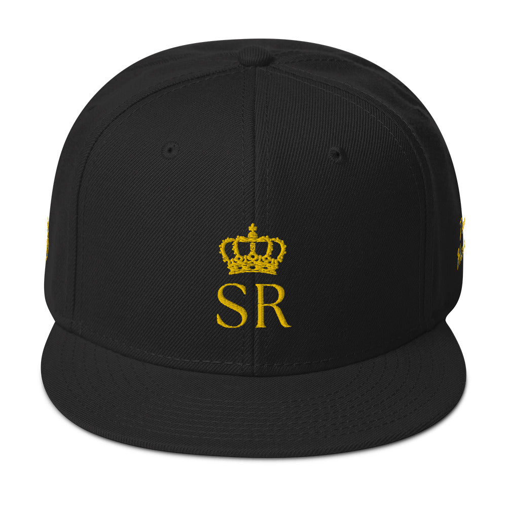 THSR Classic Fit Snapback - White or Black Snapback with Embroidered Gold "SR" Design & "Still Rise"