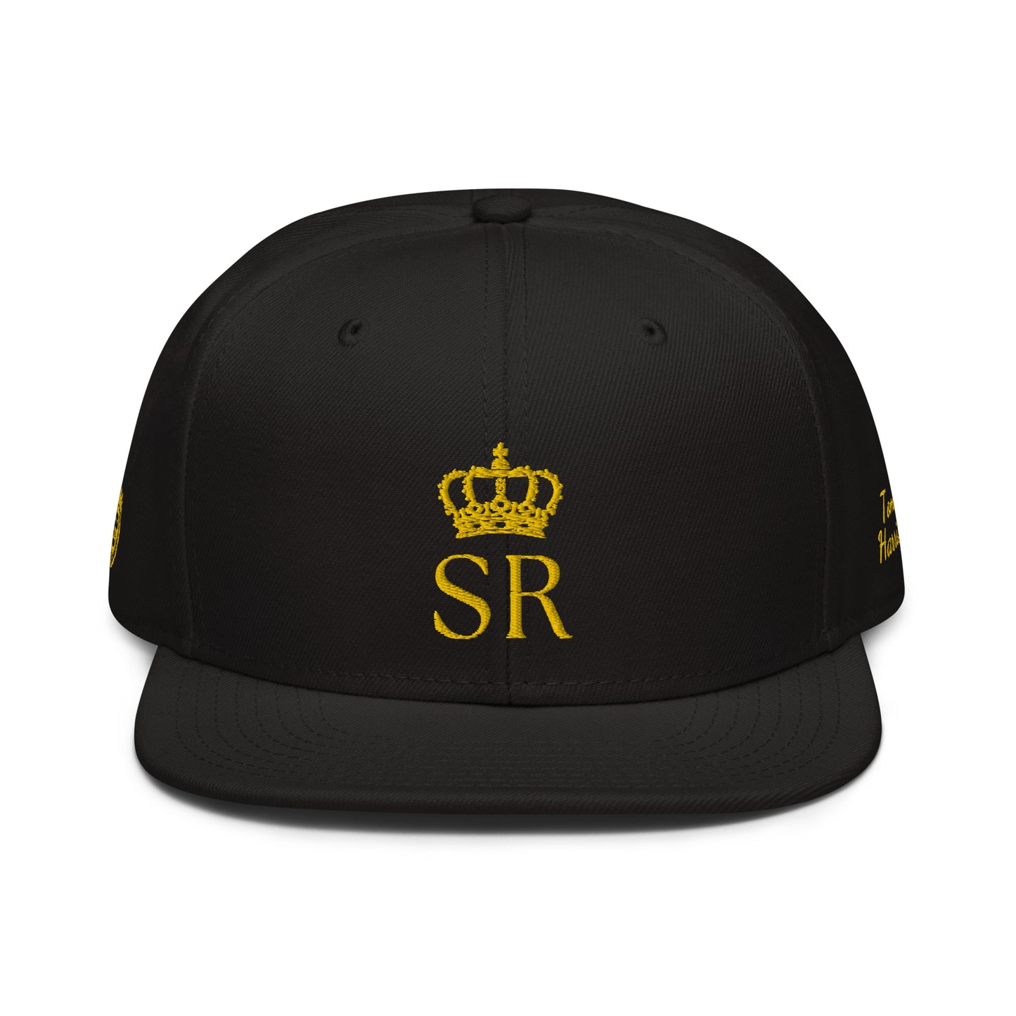 THSR Classic Fit Snapback - White or Black Snapback with Embroidered Gold "SR" Design & "Still Rise"