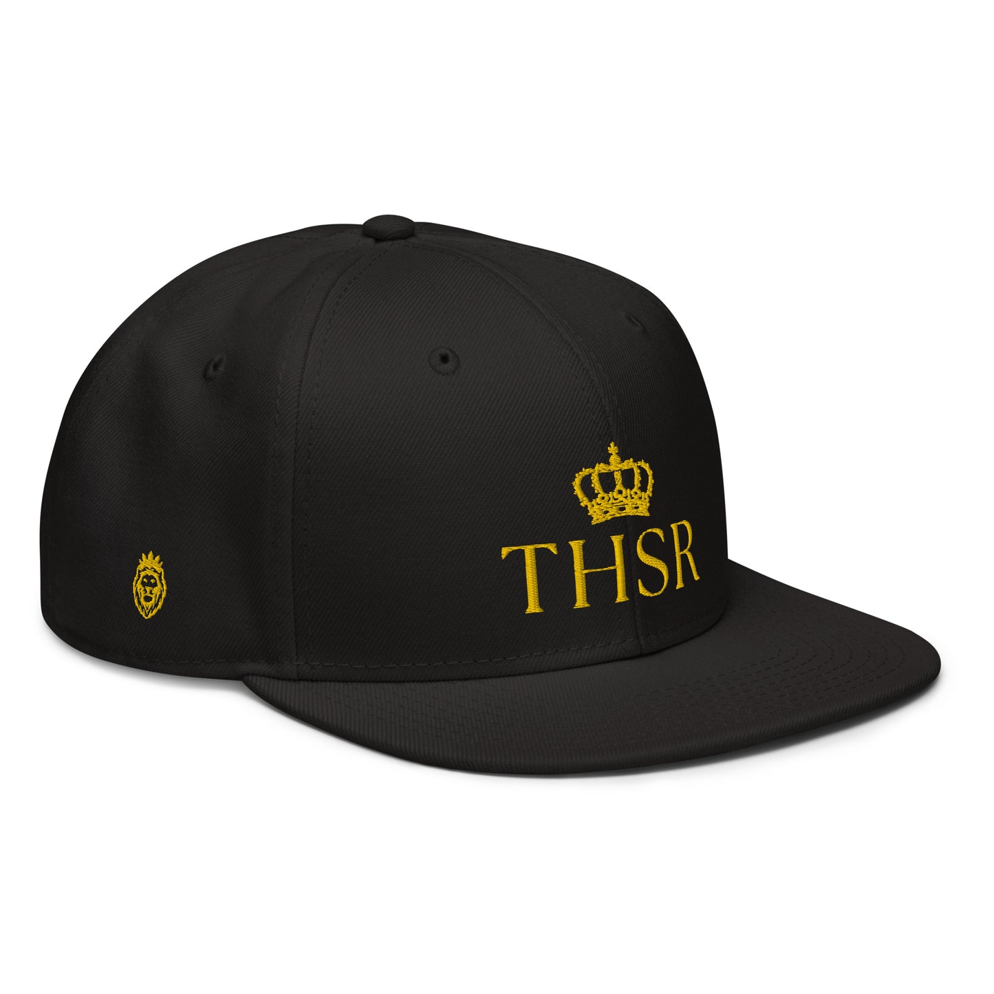 THSR Classic Fit Snapback - White or Black Snapback with Embroidered Gold "THSR" Design & "Est. 2008"