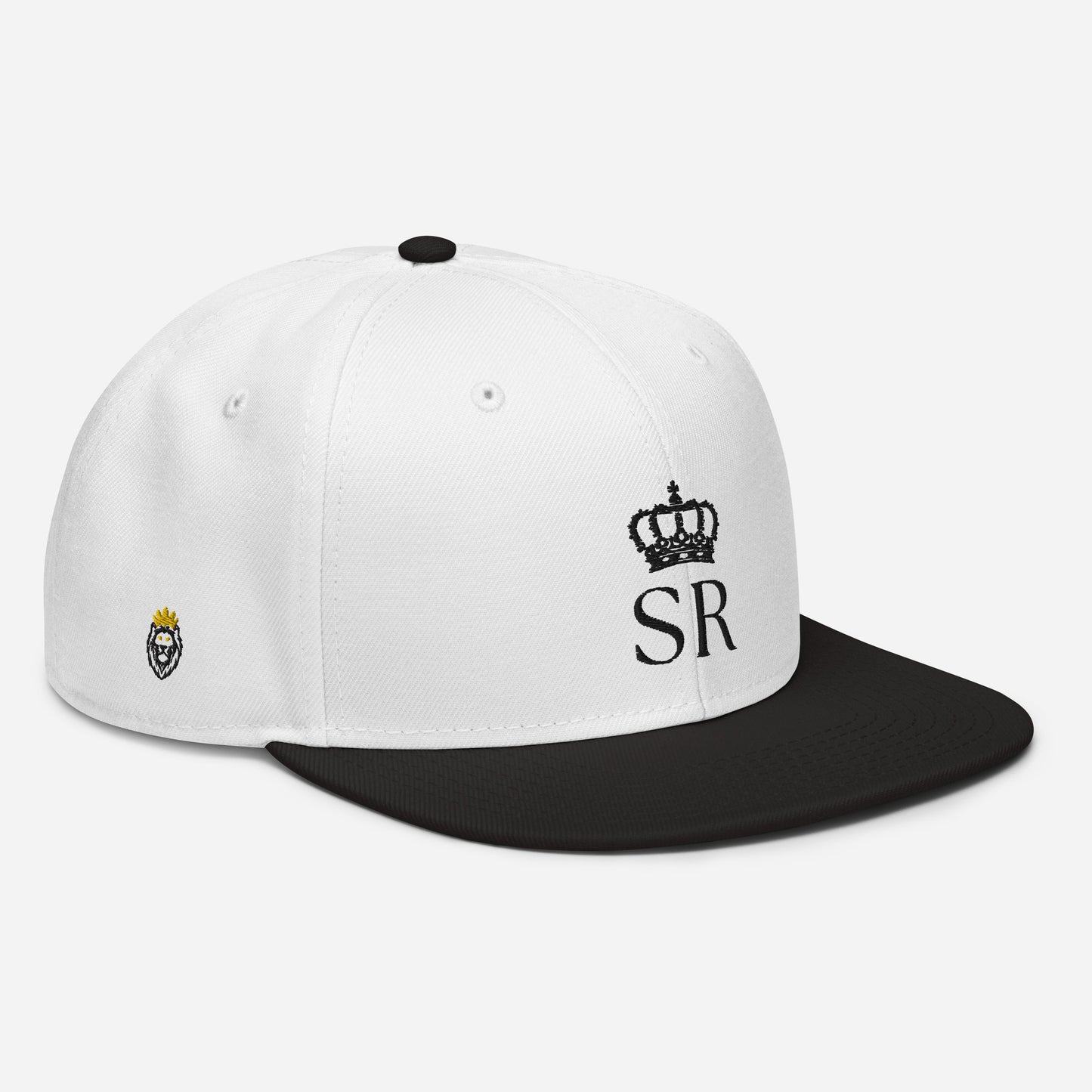 THSR Classic Fit Snapback - White Snapback with Embroidered Black "SR" Design & "Est. 2008"