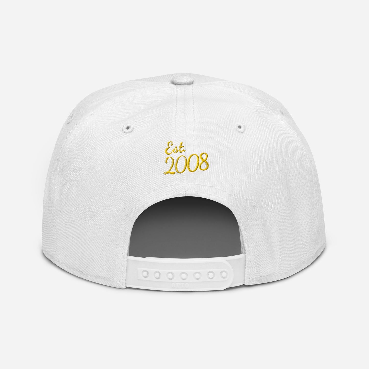 THSR Classic Fit Snapback - White or Black Snapback with Embroidered Gold "THSR" Design & "Est. 2008"