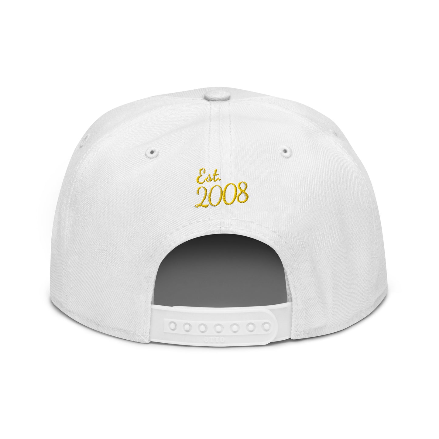 THSR Classic Fit Snapback - White or Black Snapback with Embroidered Gold "THSR" Design & "Est. 2008"