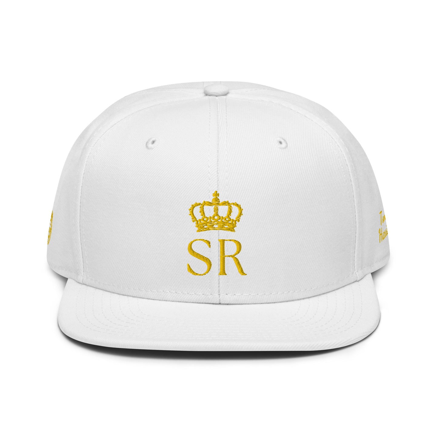 THSR Classic Fit Snapback - White or Black Snapback with Embroidered Gold "SR" Design & "Still Rise"