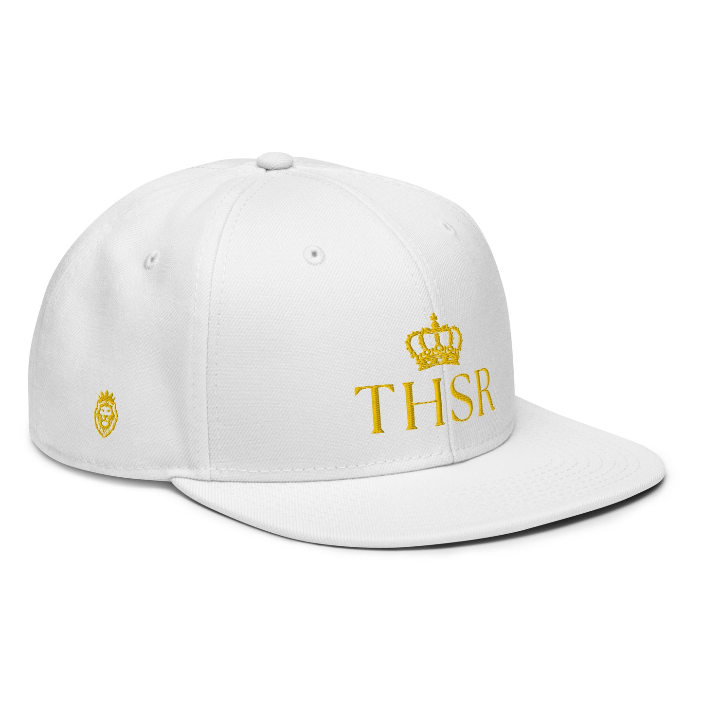 THSR Classic Fit Snapback - White or Black Snapback with Embroidered Gold "THSR" Design & "Est. 2008"