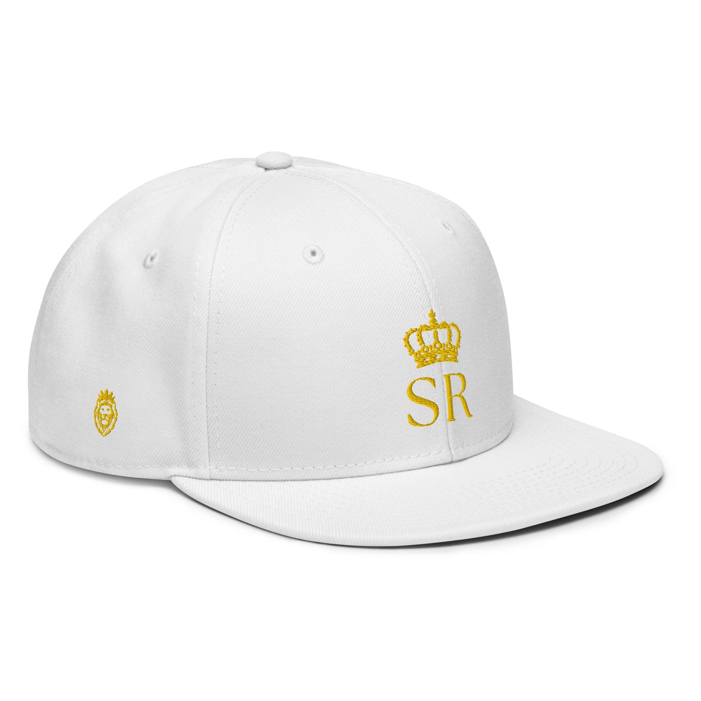 THSR Classic Fit Snapback - White or Black Snapback with Embroidered Gold "SR" Design & "Est. 2008"