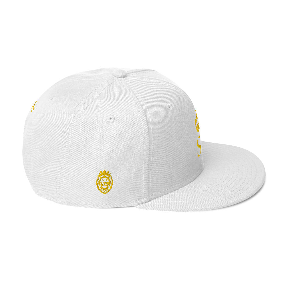 THSR Classic Fit Snapback - White or Black Snapback with Embroidered Gold "SR" Design & "Still Rise"