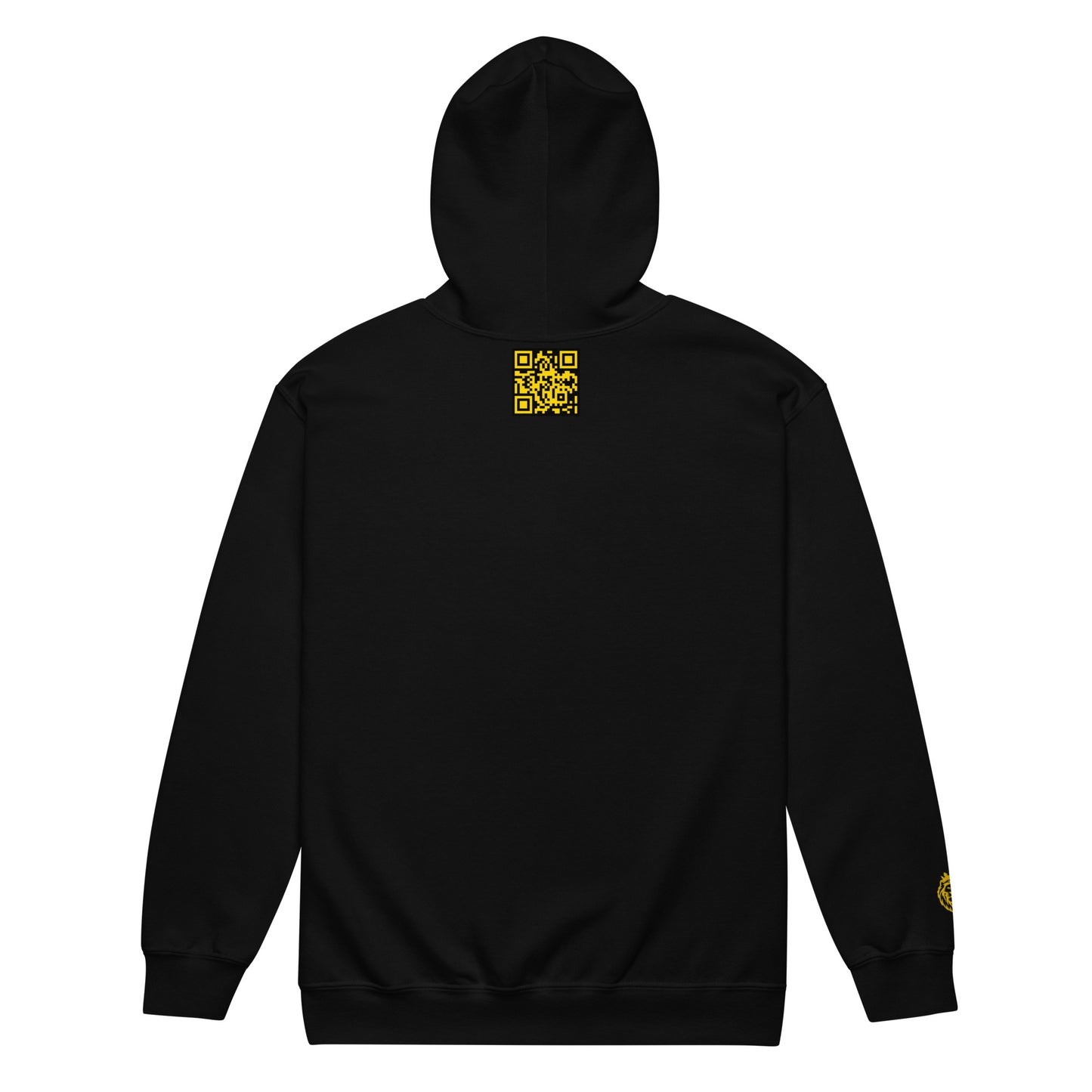 THSR Unisex Zip-up Hoodies - Black or White Zip-up Hoodie with Embroidered Gold "THSR Est. 2008" Design