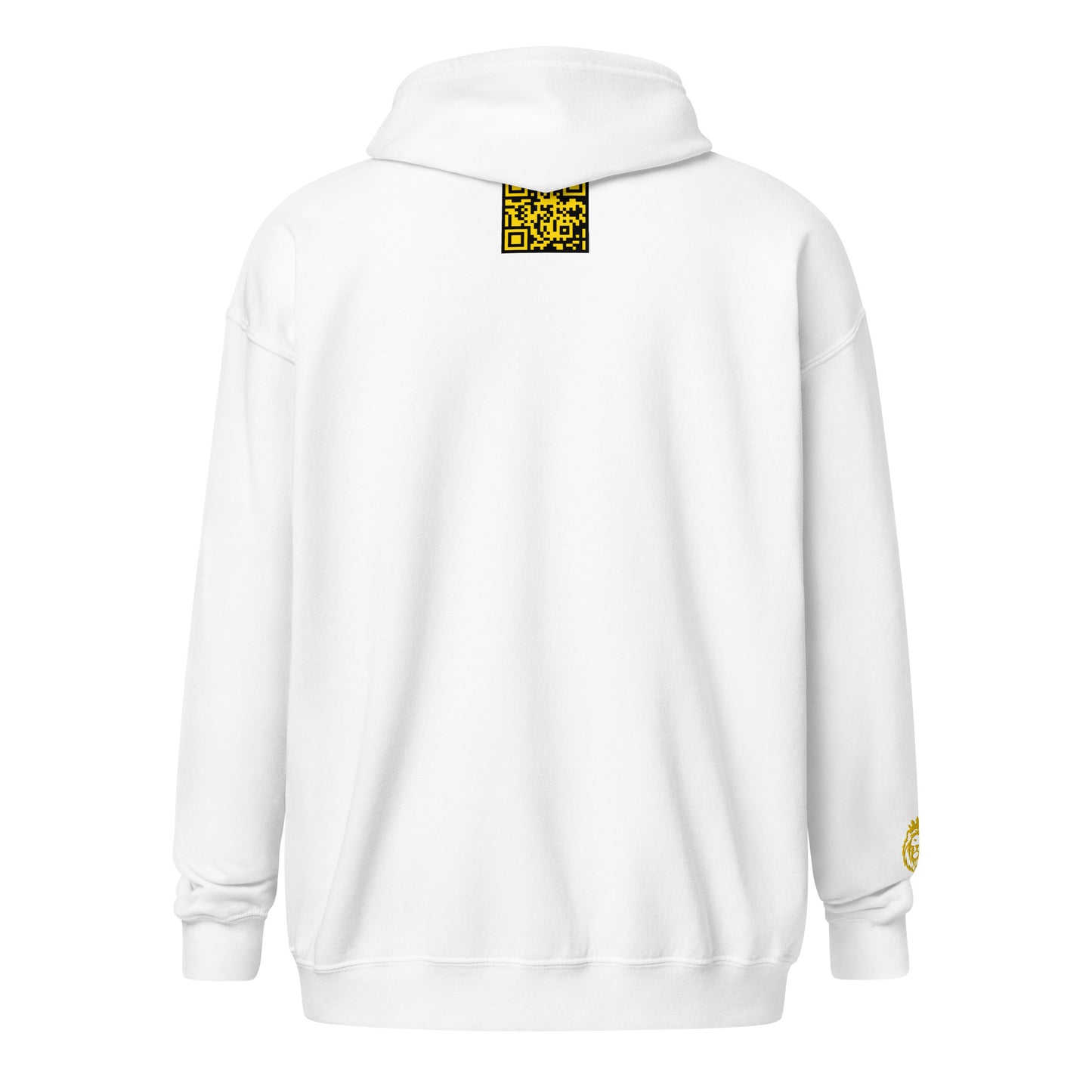 THSR Unisex Zip-up Hoodies - Black or White Zip-up Hoodie with Embroidered Gold "THSR Est. 2008" Design