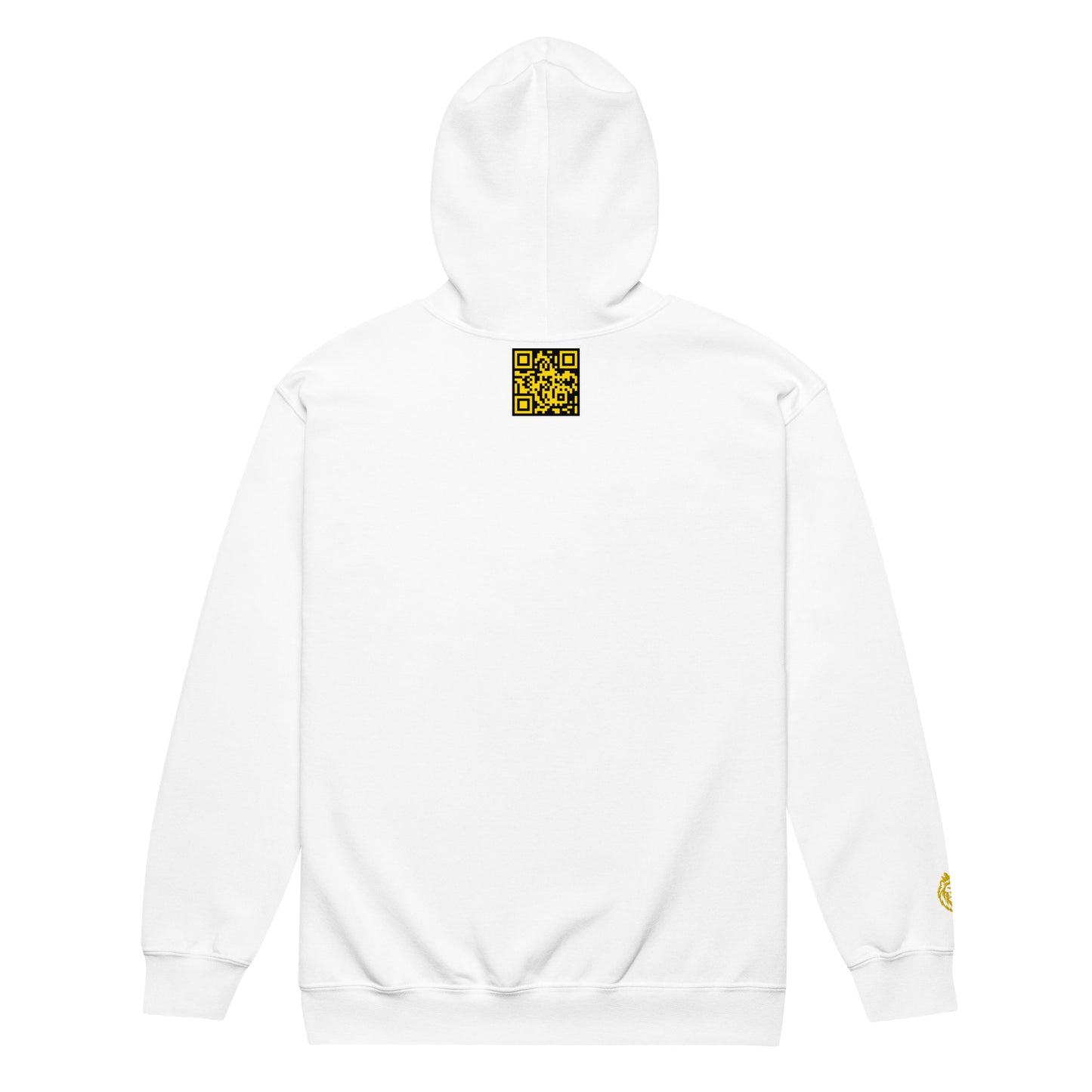 THSR Unisex Zip-up Hoodies - Black or White Zip-up Hoodie with Embroidered Gold "THSR Est. 2008" Design