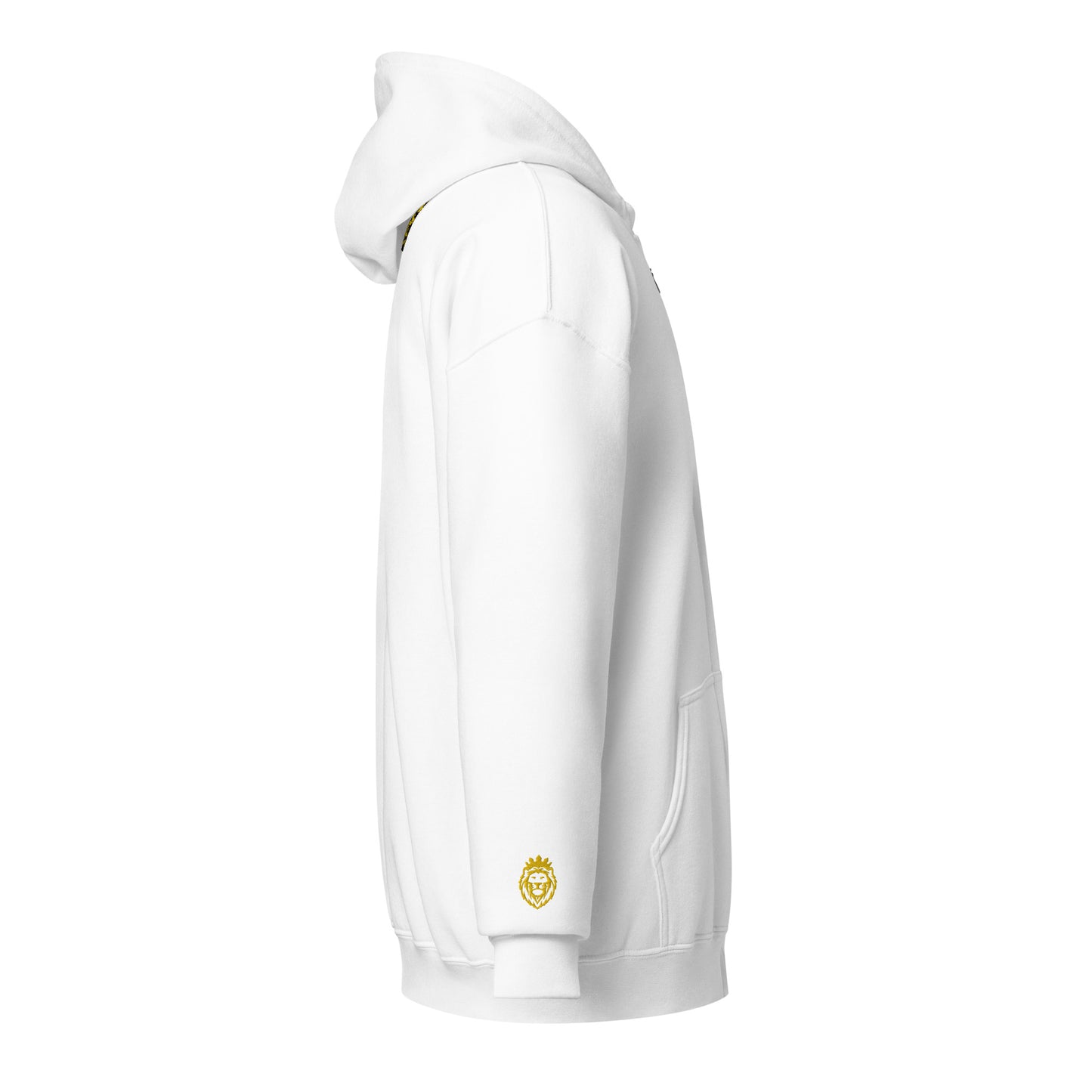 THSR Unisex Zip-up Hoodies - Black or White Zip-up Hoodie with Embroidered Gold "THSR" Design