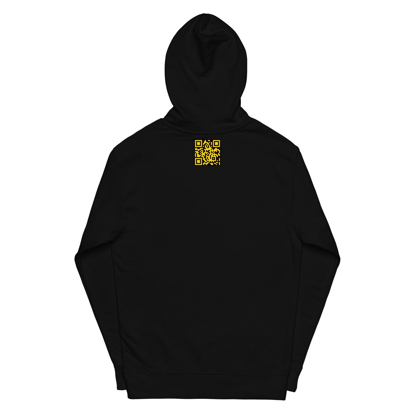 THSR Adult Pullover Hoodie with Center-Chest Logo – Black or White Pullover Hoodies Featuring Gold "THSR" under a crown Design for Adults