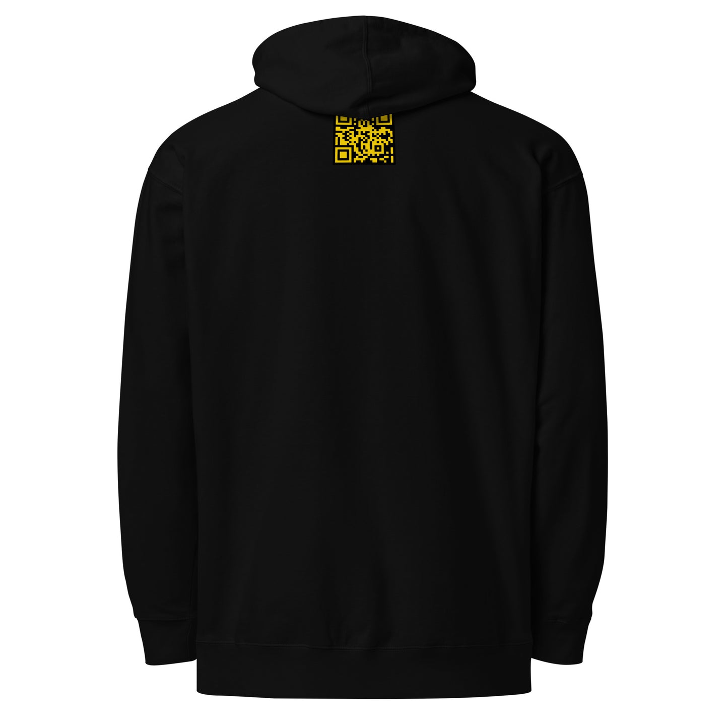 THSR Adult Pullover Hoodie with Center-Chest Logo – Black or White Pullover Hoodies Featuring Gold "THSR" under a crown Design for Adults