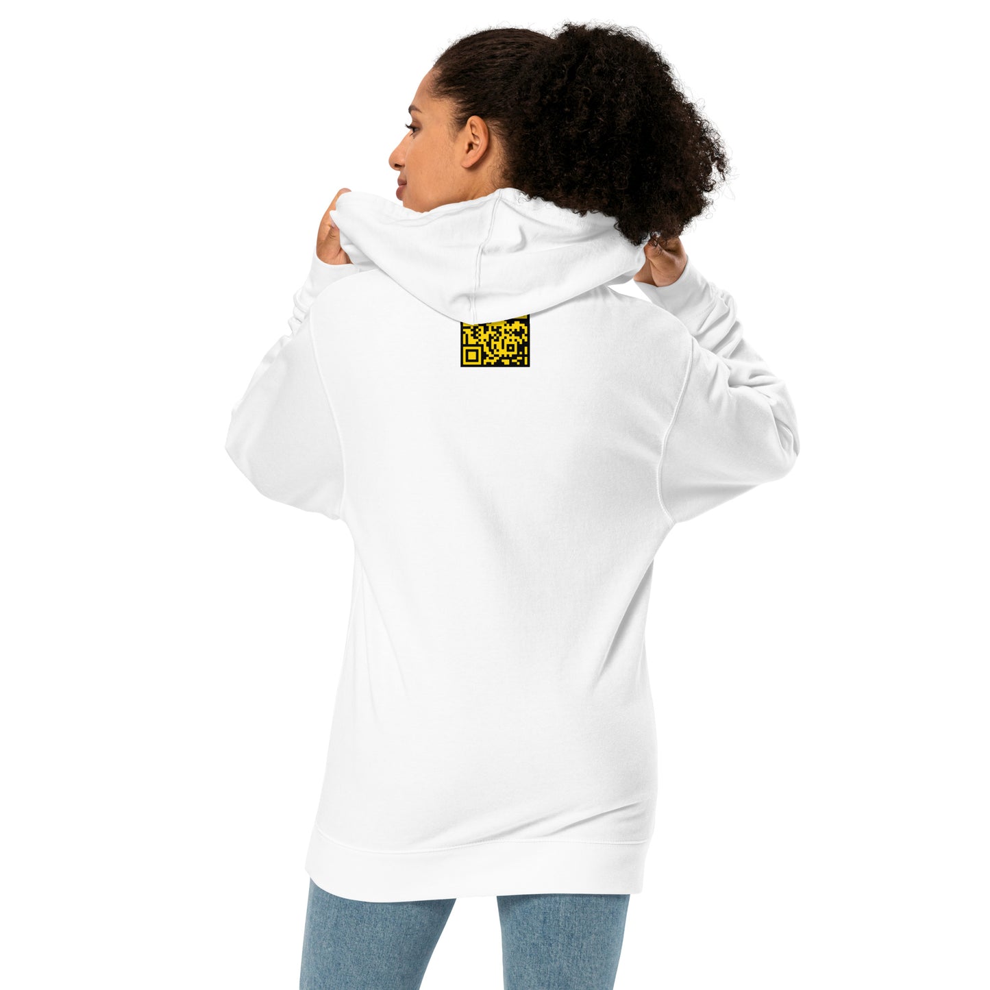 THSR Adult Pullover Hoodie with Center-Chest Logo – Black or White Pullover Hoodies Featuring Gold "THSR" under a crown Design for Adults