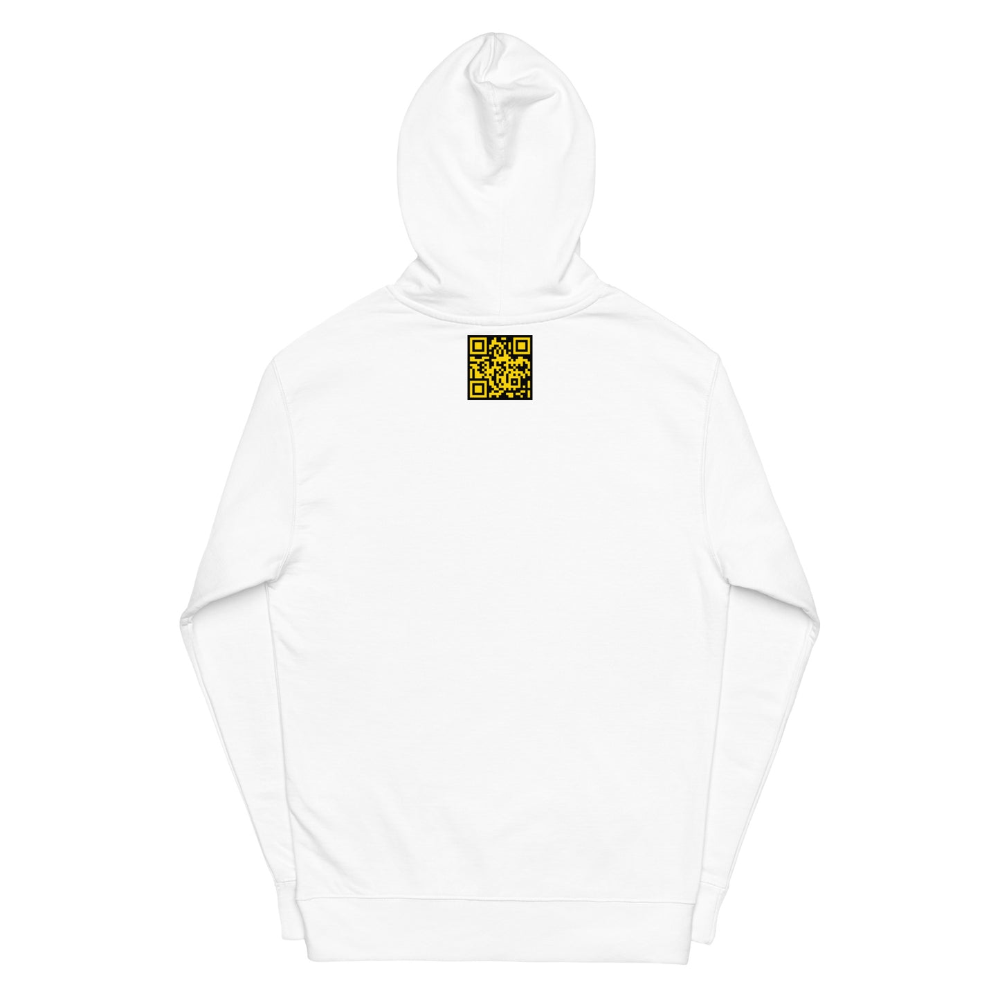 THSR Adult Pullover Hoodie with Center-Chest Logo – Black or White Pullover Hoodies Featuring Gold "THSR" under a crown Design for Adults